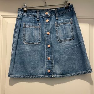 Rag and bone jean skirt